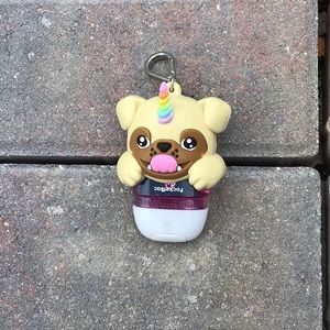pug hand sanitizer holder